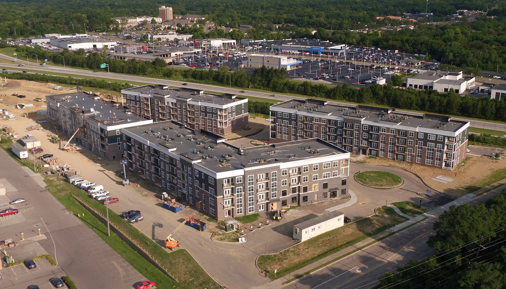 PHOTOS: Construction of huge apartment complex near Cross Pointe