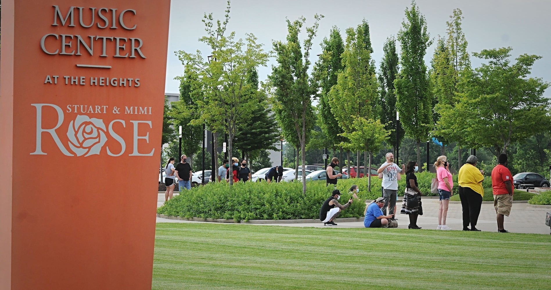 PHOTOS: Lines form early at Huber Heights coronavirus testing site