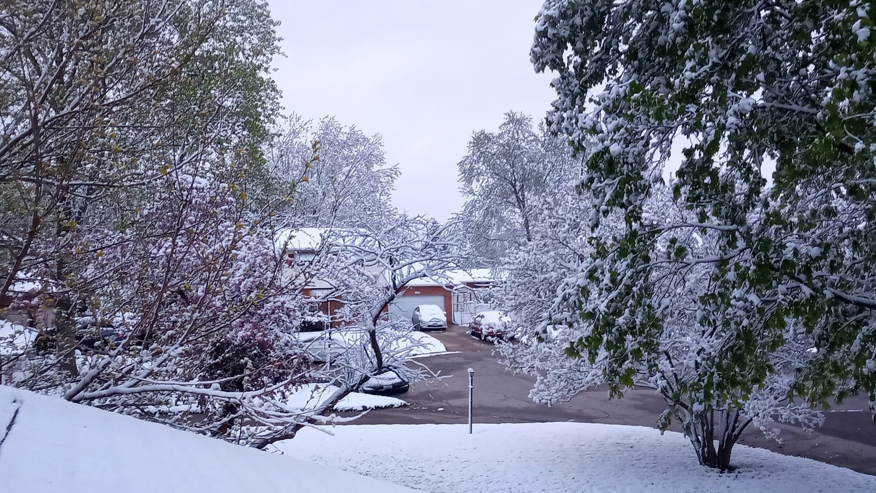 PHOTOS: Snowfall in April in the Miami Valley