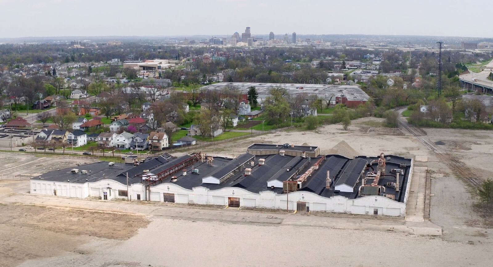 Wilbur and Orville Wright opened the first airplane factory in the country in 1911 inside part of this building along Abbey Avenue in Dayton. The two buildings were duplicated and expanded for auto parts construction that ended with Delphi in 2008. TY GREENLEES / STAFF