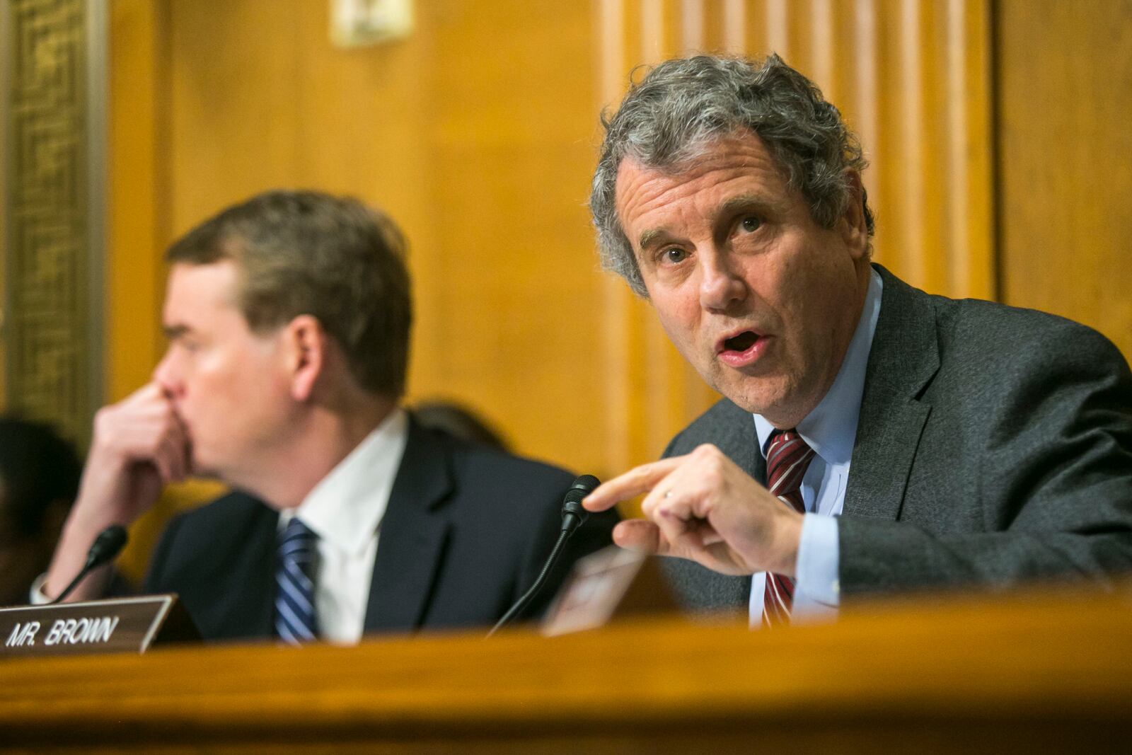 Sen. Sherrod Brown, D-Ohio, is one of three U.S. Senators that is behind the “End Outsourcing Now Act” which is designed to keep American jobs in the country and punish companies that outsource jobs to other countries. (PHOTO: Al Drago/The New York Times)