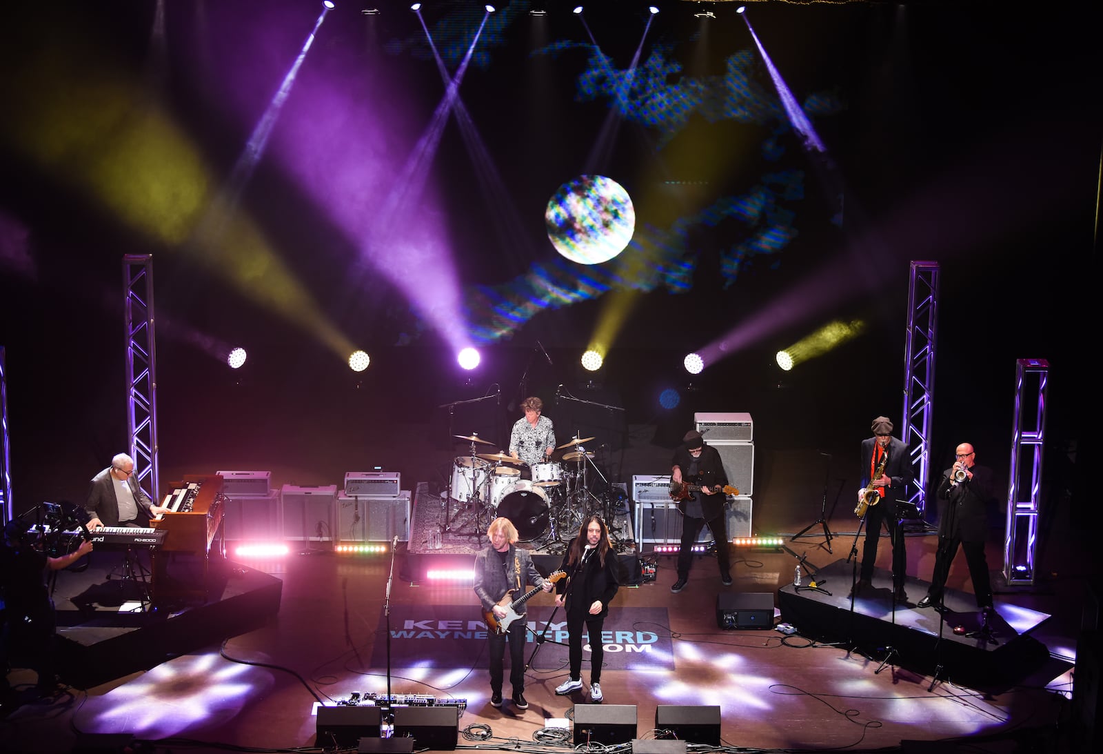 Kenny Wayne Shepherd (center, with guitar), brings his Backroads Blues Festival, a traveling showcase with special guests Eric Gales and King Solomon Hicks, to Rose Music Center in Huber Heights on Wednesday, June 7. CONTRIBUTED