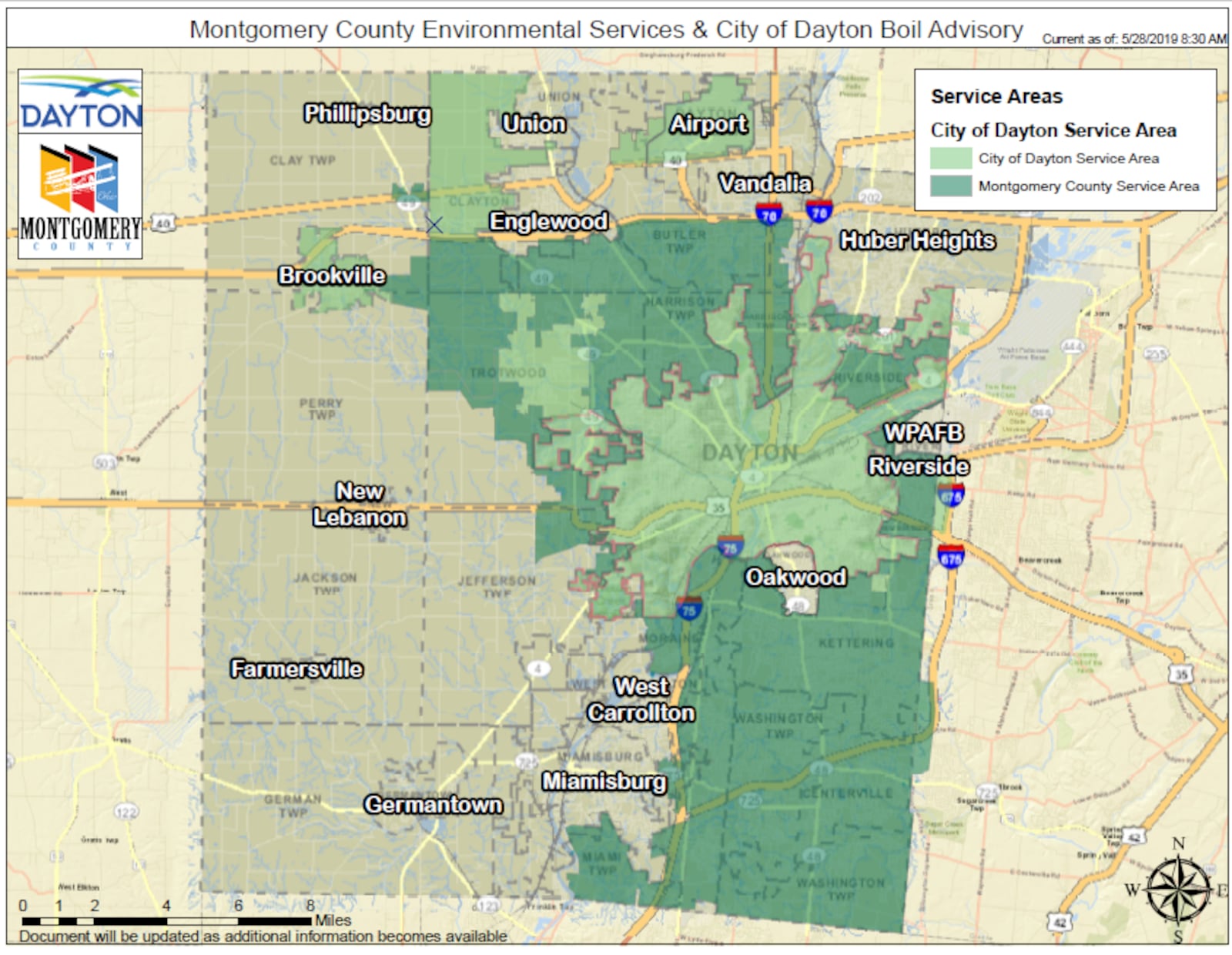 Water Outage Map