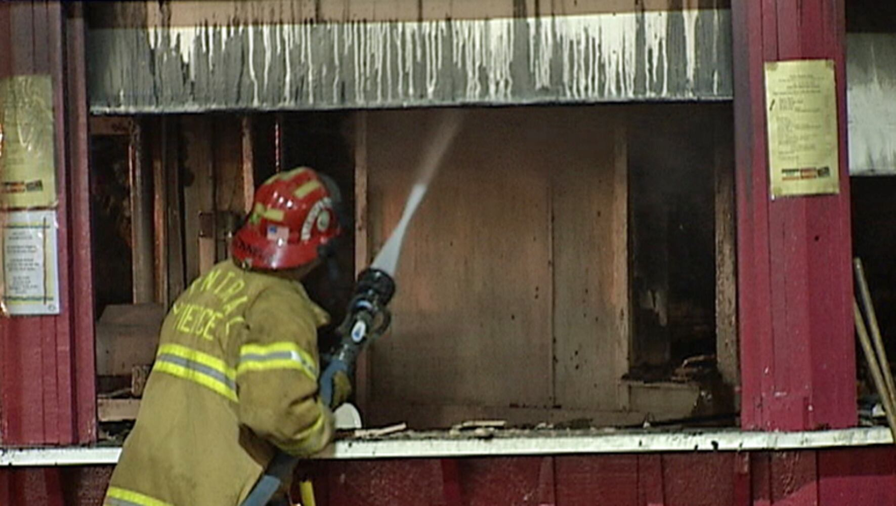 Fire at Washington State Fair Evergreen Hall