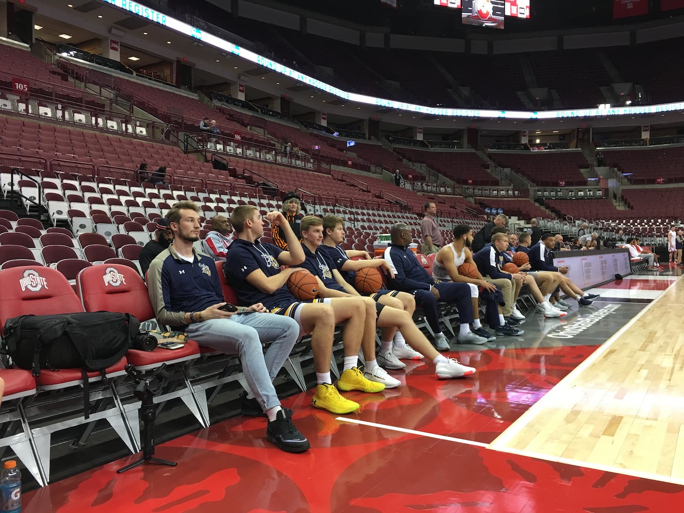 Cedarville-Ohio State men's college basketball exhibition game