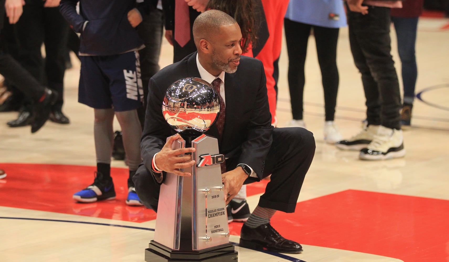 Photos: Dayton Flyers celebrate record-breaking 29th victory