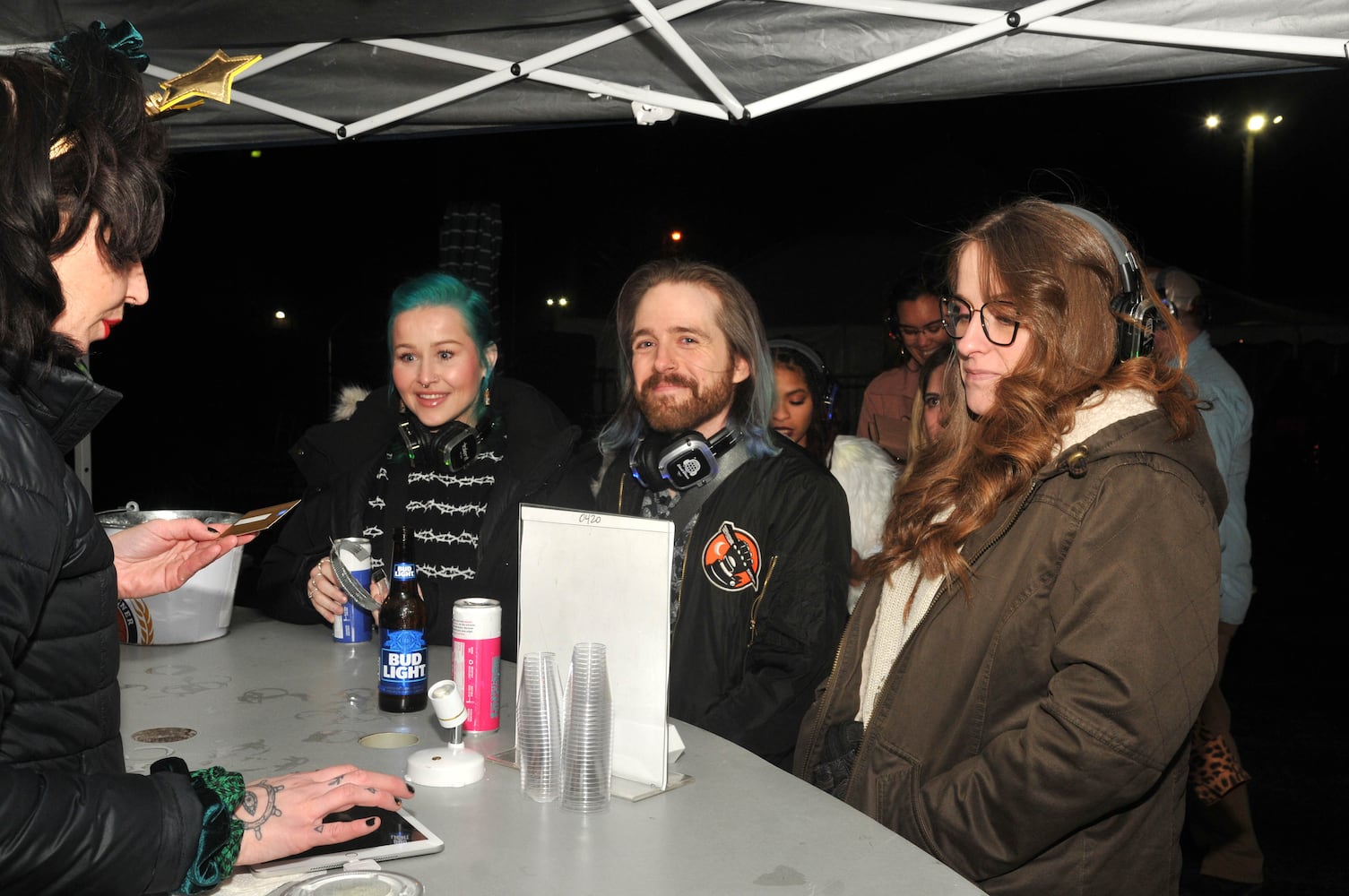 Did we spot you at Dayton's Sixth Annual New Year's Eve Ball Drop and Silent Disco?