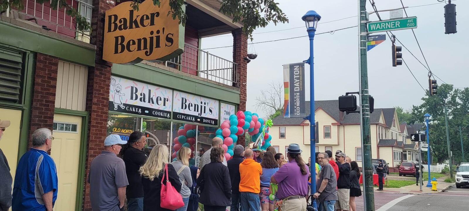 Baker Benji's grand opening was Saturday, May 20, 2023. Many people attended the ribbon-cutting for the new full-service bake shop in Old North Dayton. CONTRIBUTED