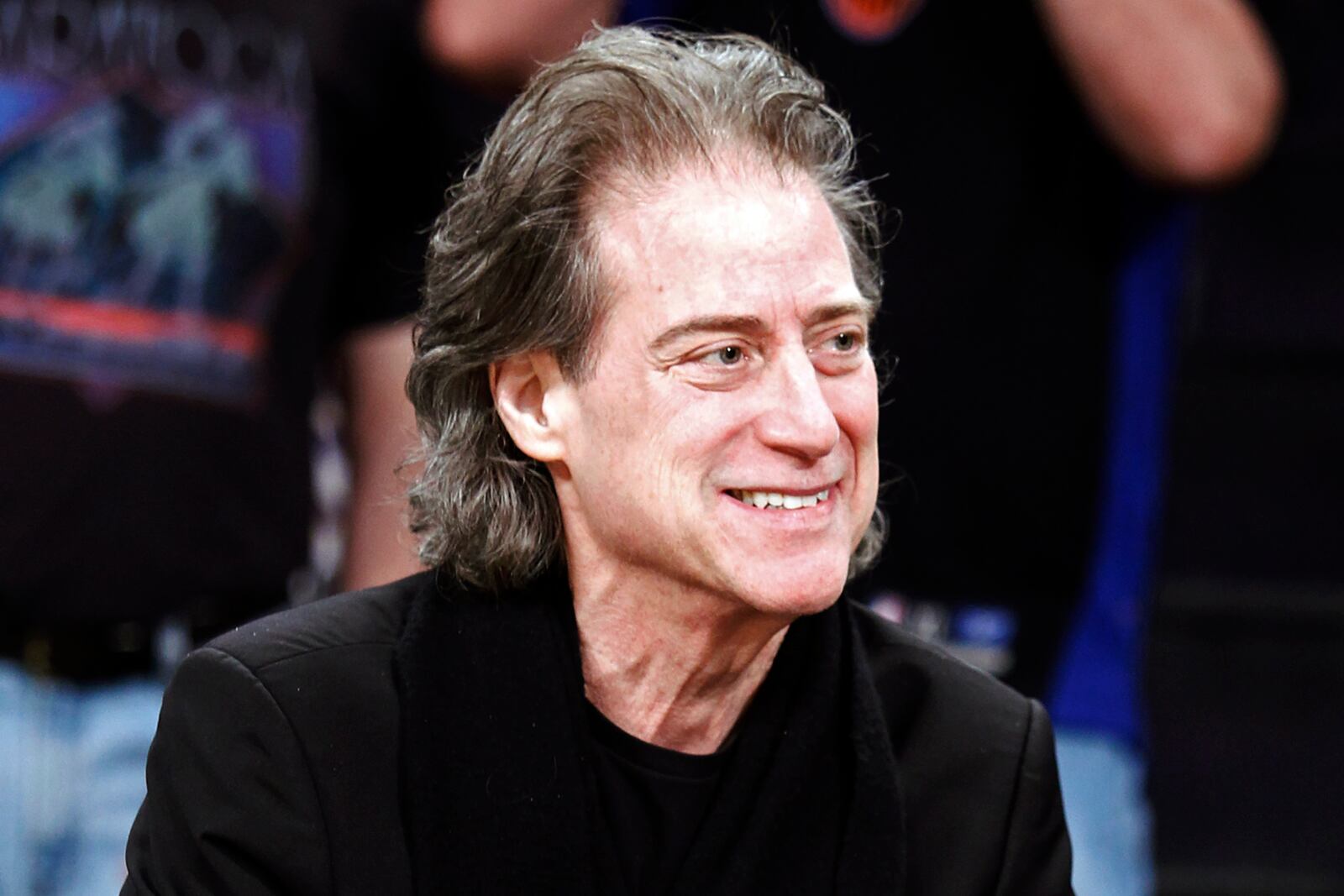 FILE - Comedian Richard Lewis attends an NBA basketball game in Los Angeles on Dec. 25, 2012. (AP Photo/Alex Gallardo, File)