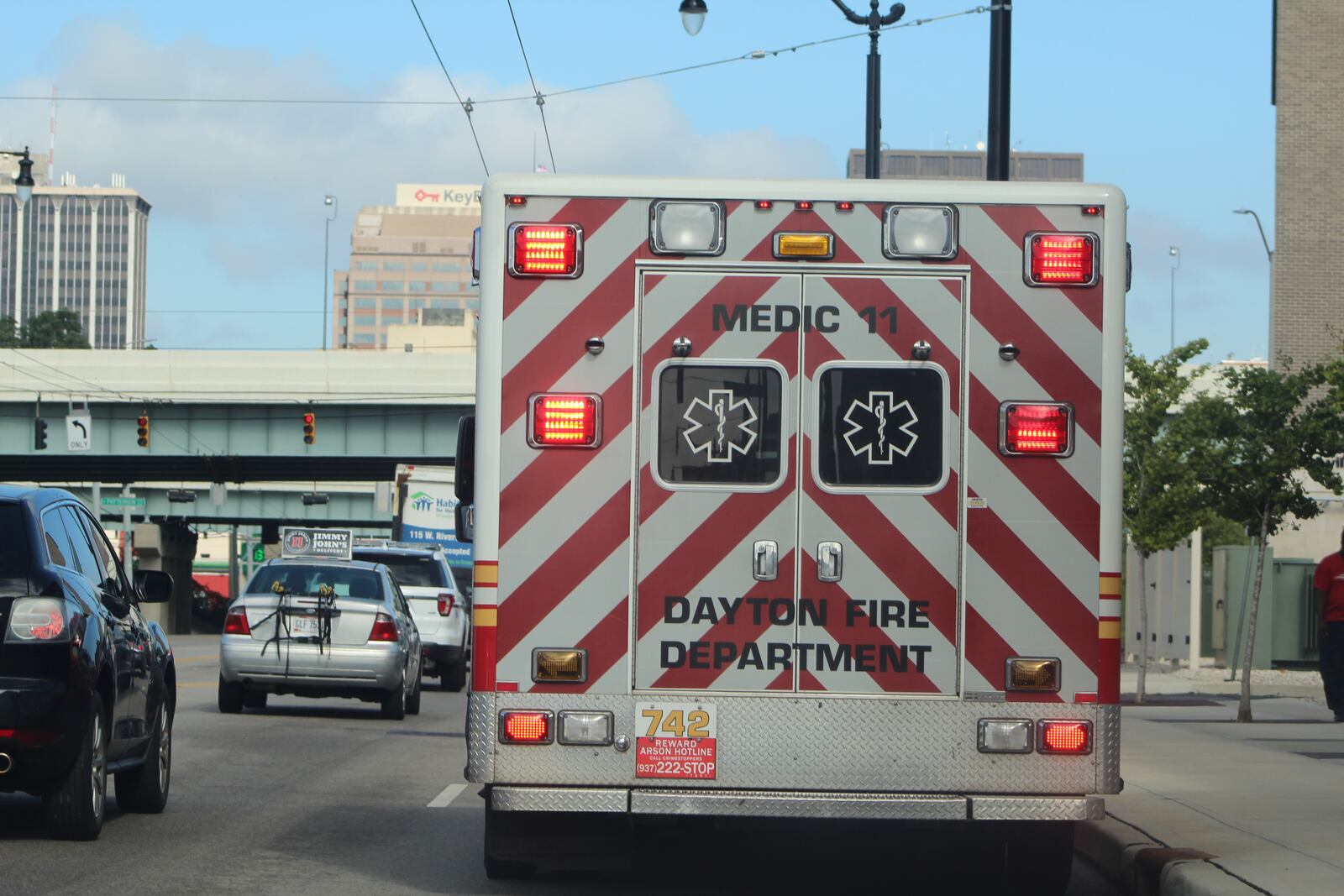 Dayton Fire Department has been responding to COVID-19 calls. CORNELIUS FROLIK / STAFF