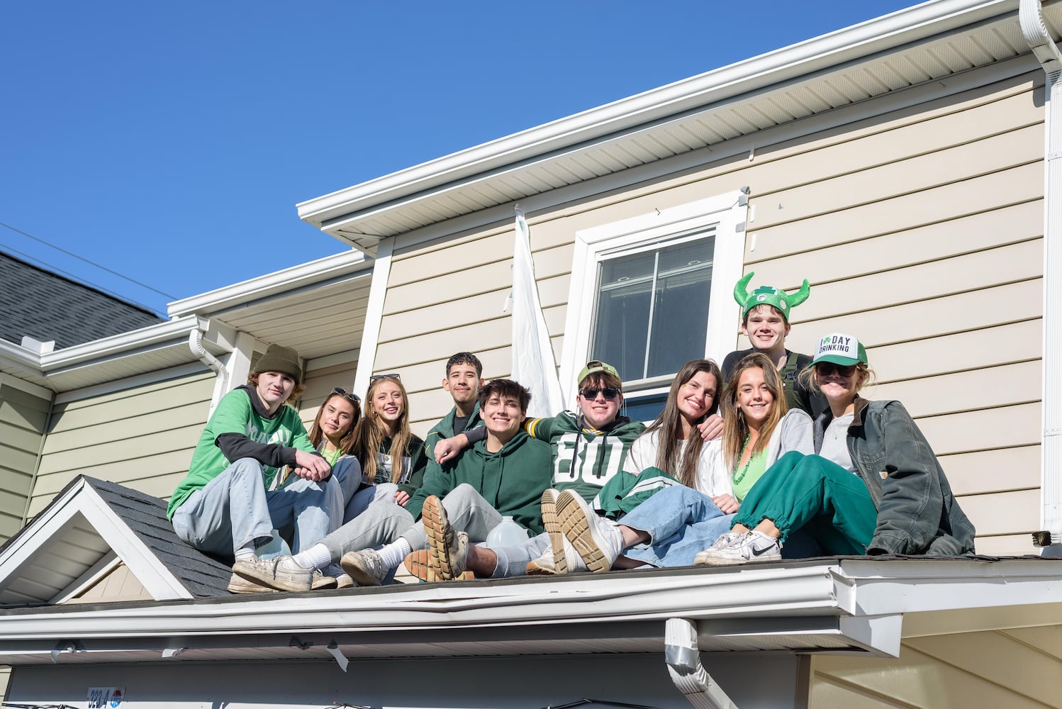 PHOTOS: Early St. Patrick's Day celebration on UD campus