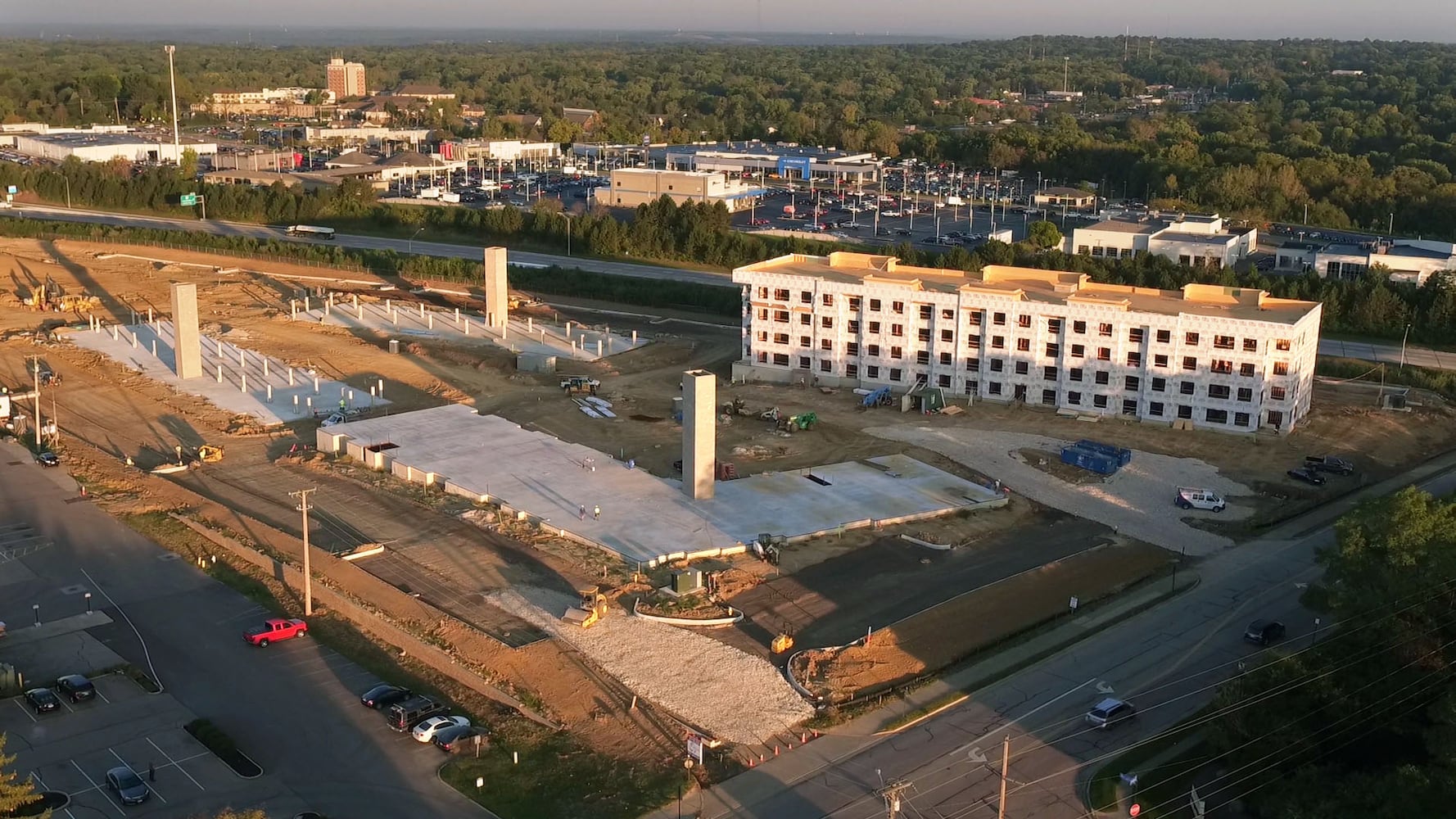 PHOTOS: Construction of huge apartment complex near Cross Pointe