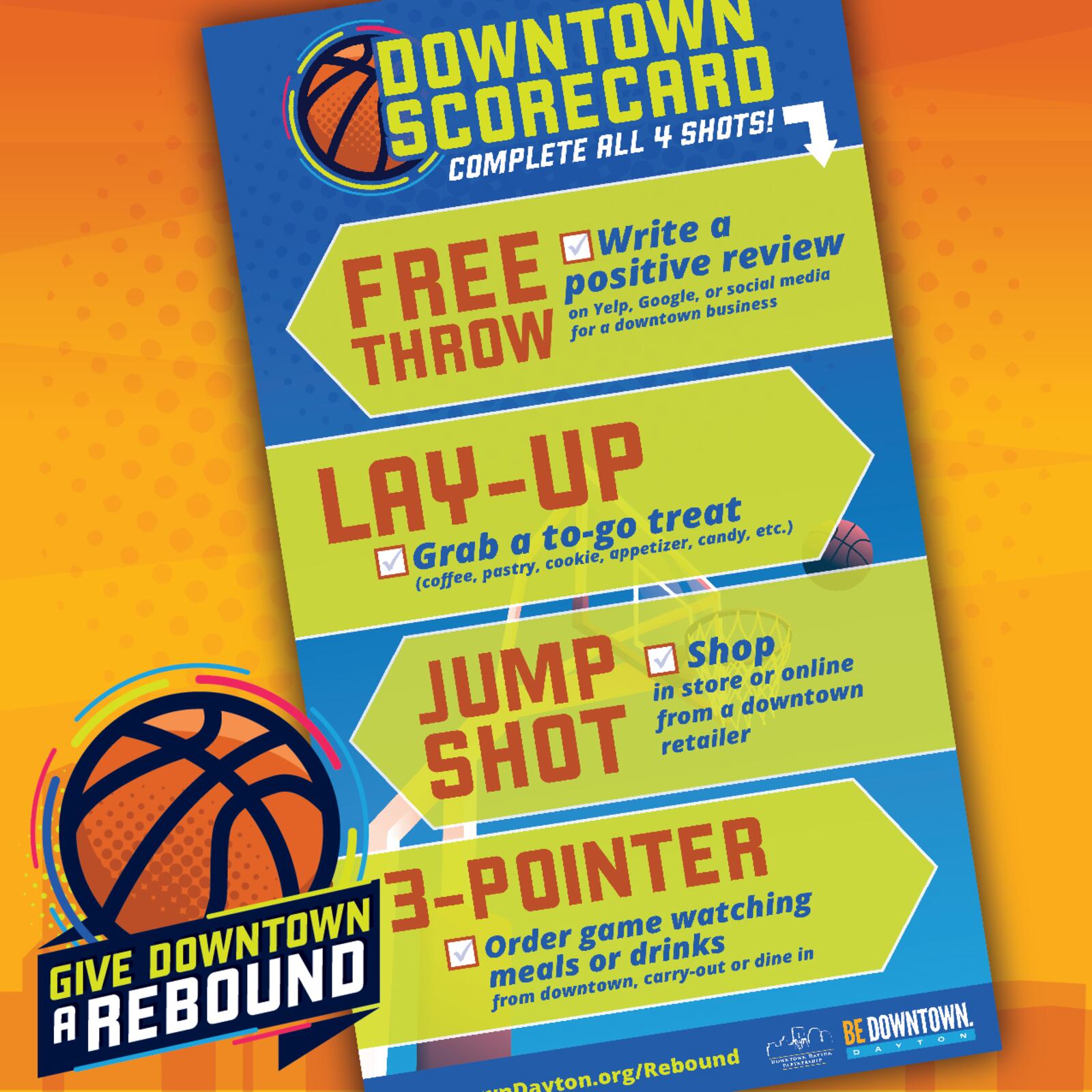 Downtown Dayton ‘Scorecard’ frenzy happening through March Madness.