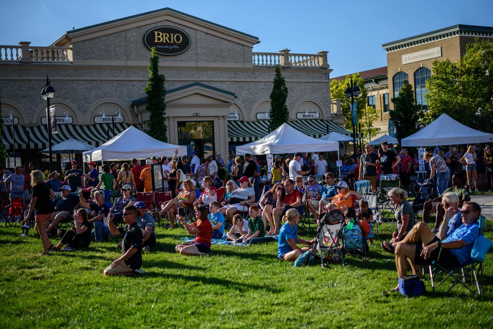 The first annual Beer Fest at The Greene, which benefitted The Miami Valley Restaurant Association, took place after the Annual Air Force Marathon  on Saturday, Sept. 15. TOM GILLIAM / CONTRIBUTING PHOTOGRAPHER