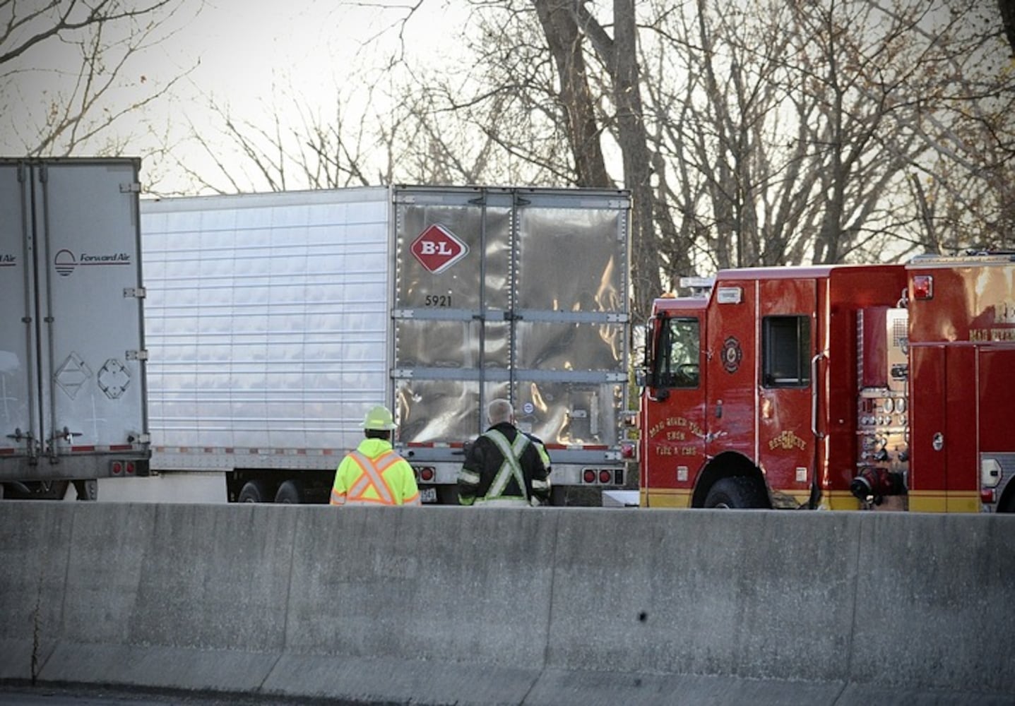 1 hospitalized after after I-70 Clark County crash