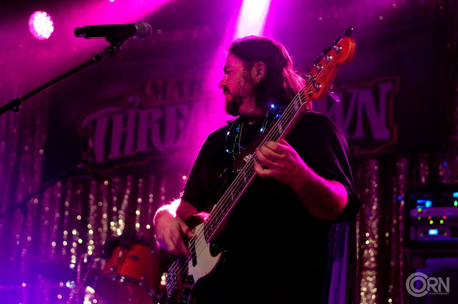 Brad Denson at the Mardi Gras Threauxdown, 2024. Photo credit: Chris Corn