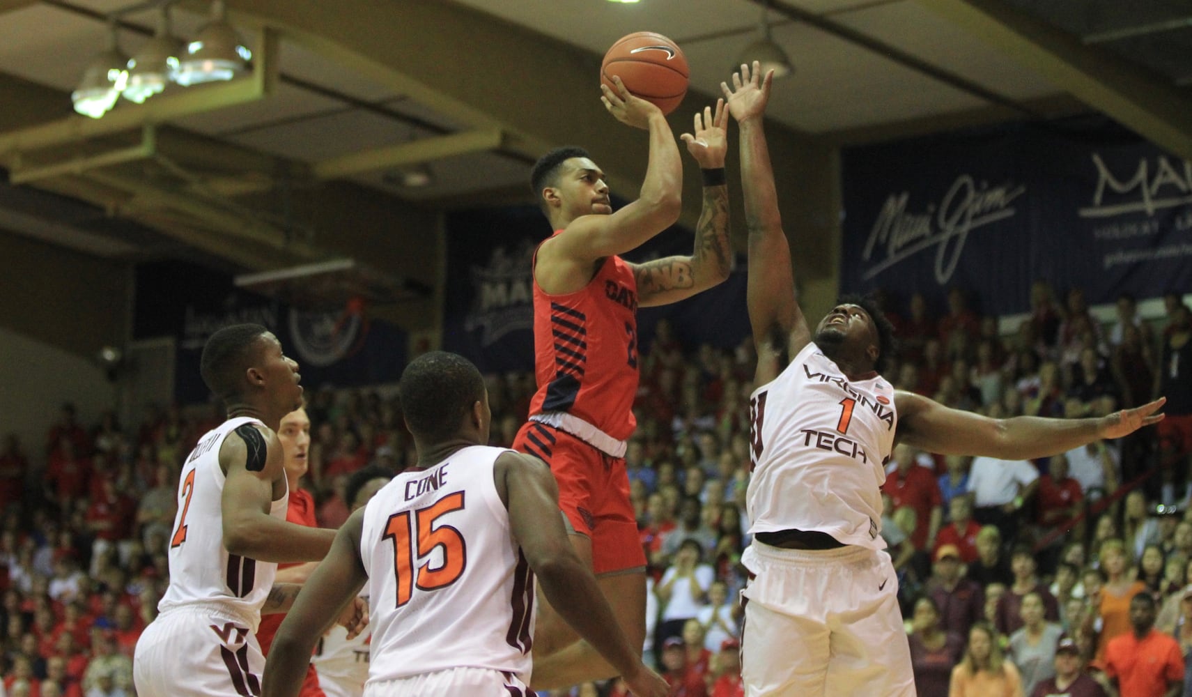 Photos: Dayton Flyers beat Virginia Tech in Maui Invitational semifinals