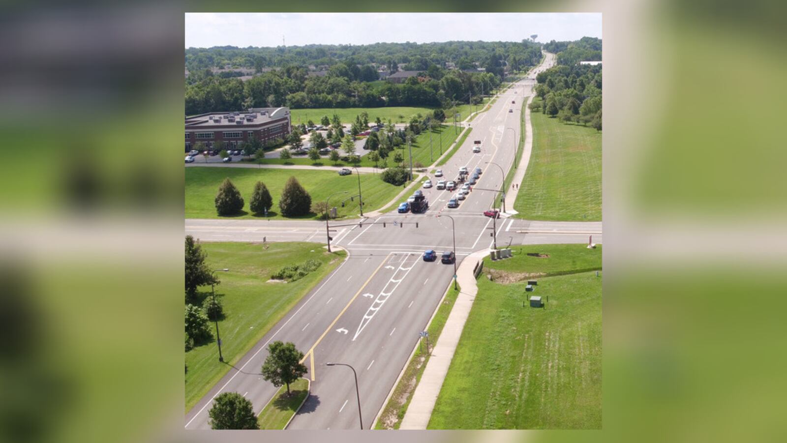 County Line will be widened this year from the intersection of Dorothy Lane to the intersection of Vale Drive near Miami Valley Research Park. The project estimated to cost $3.1 million will widen that stretch to five lanes, with two through lanes in each direction and a center left turn lane. FILE