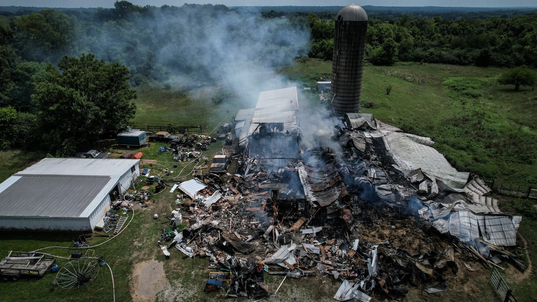 Miami Twp barn fire