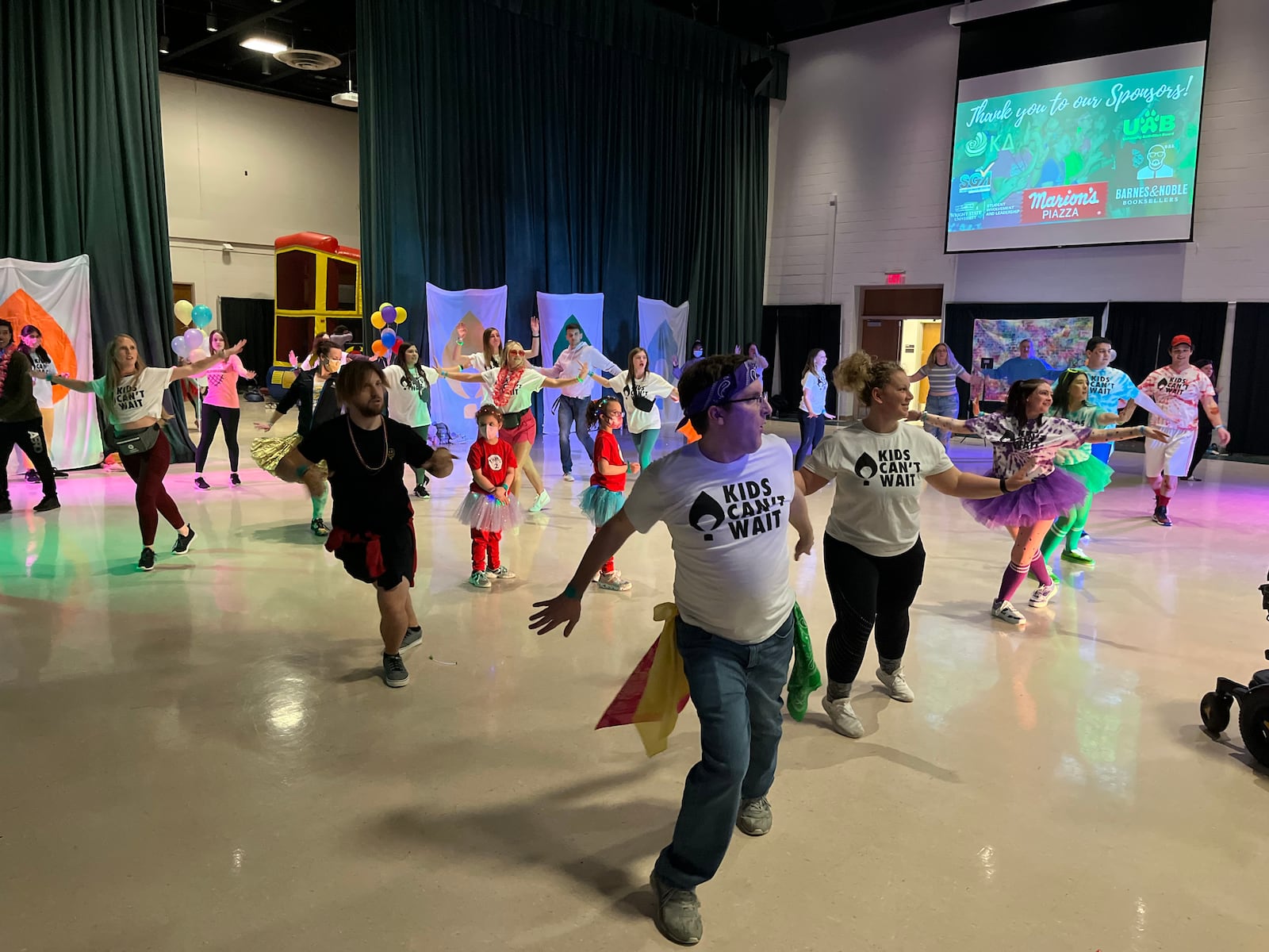 Students at Wright State University raised more than $32,000 during Raiderthon last weekend. Courtesy of Wright State.