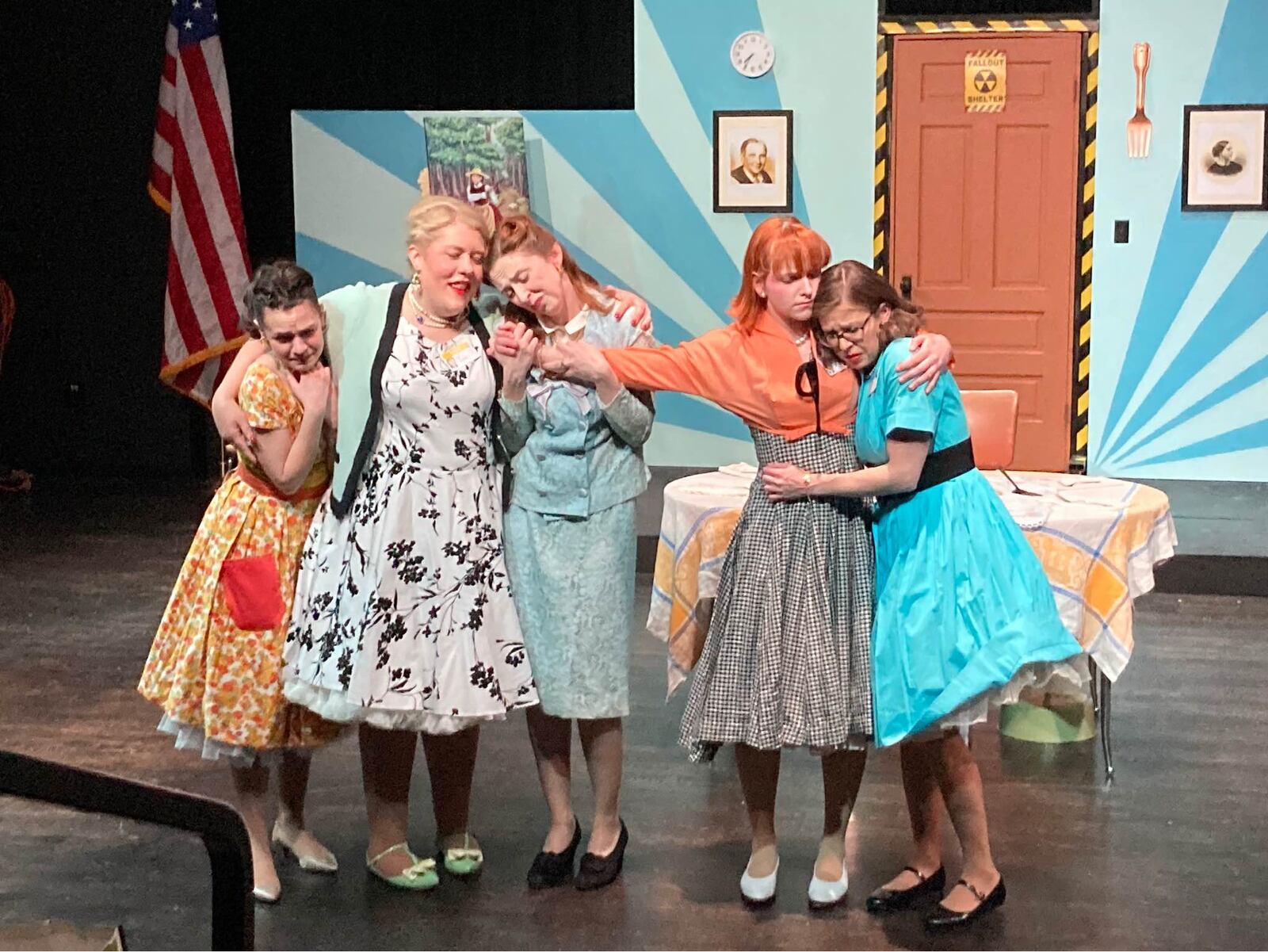 Female-focused Magnolia Theatre Company presented the local premiere of Andrew Hobgood and Evan Linder’s comedy “Five Lesbians Eating a Quiche” April 4-7 at the PNC Arts Annex in downtown Dayton. FACEBOOK PHOTO