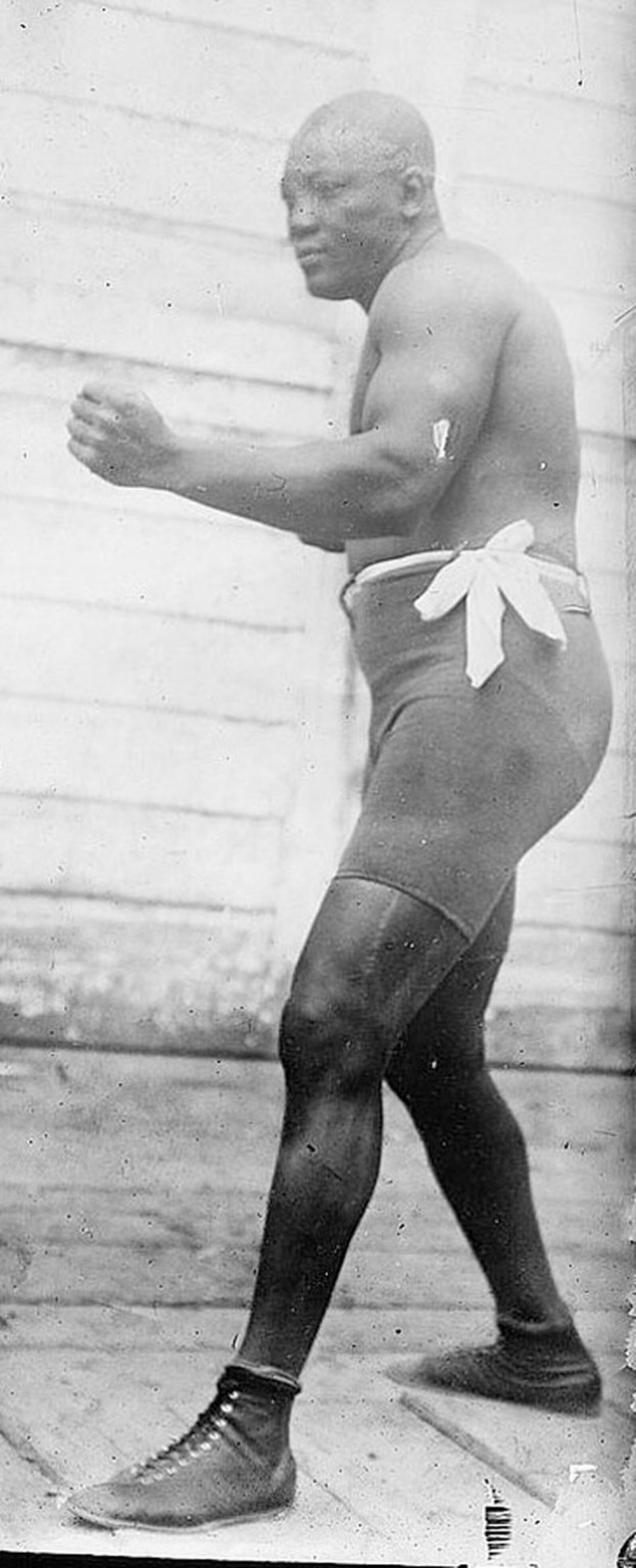 Prompted by a phone conversation with Sylvester Stallone, President Donald Trump is considering a full pardon for Jack Johnson, the first black heavyweight boxing champion, who was convicted of racially tinged federal morals charges more than a century ago. (Library of Congress/TNS)