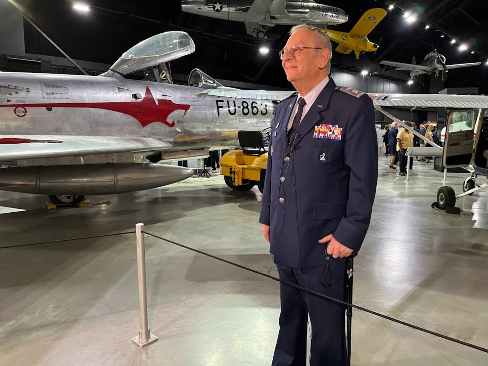 Civil Air Patrol officer Andrew Feldman, who was a member of the crew that provided aerial photography of the lower Manhattan on Sept. 12, 2001. THOMAS GNAU/STAFF