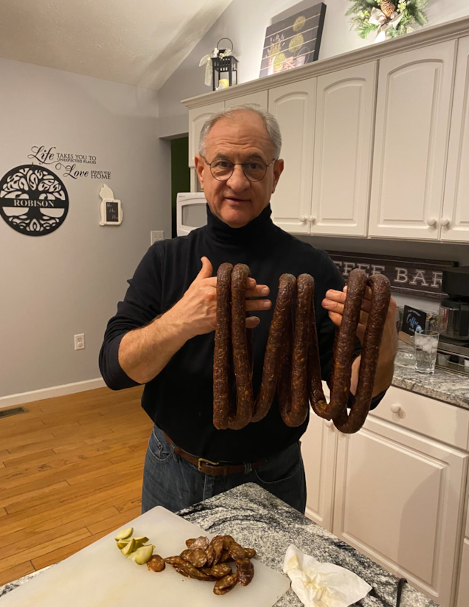 David Boston Sr. was known for his kolbasz, which is Hungarian sausage (CONTRIBUTED PHOTO).