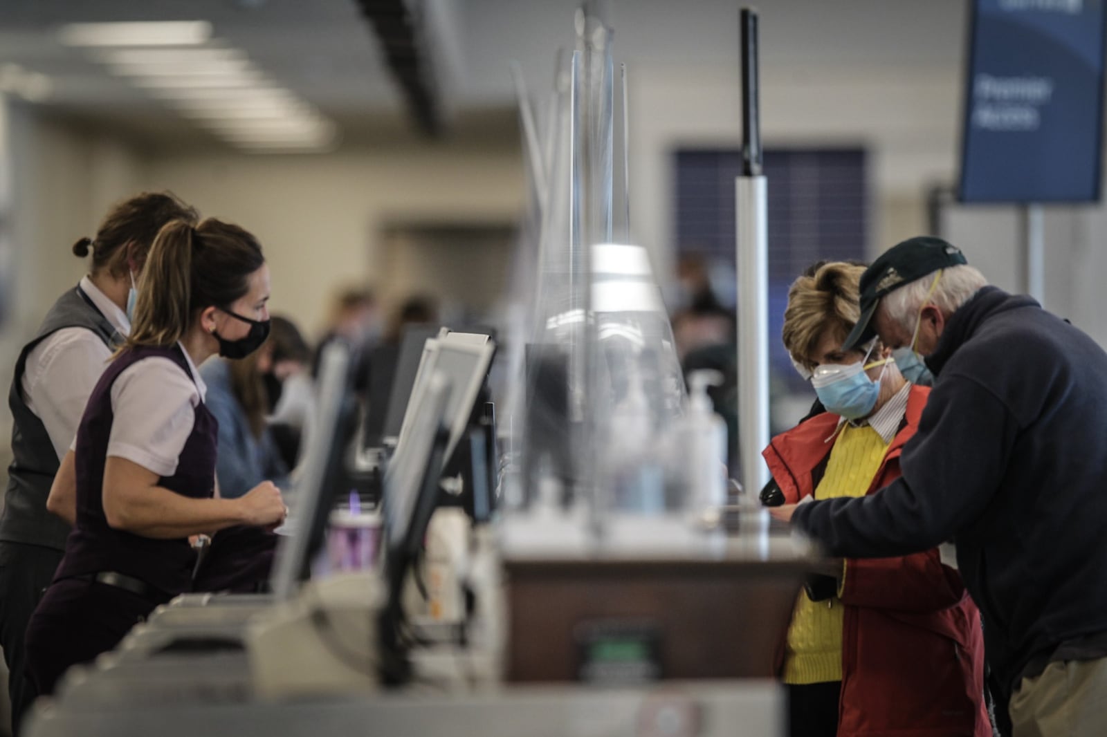 Enplanements, a measure of the number of passengers boarding a plane, plummeted at Dayton International Airport from 892,414 enplanements in 2019 to 337,517 passenger enplanements in 2020, a 62.2 percent drop, according to statistics released by the airport late last month.