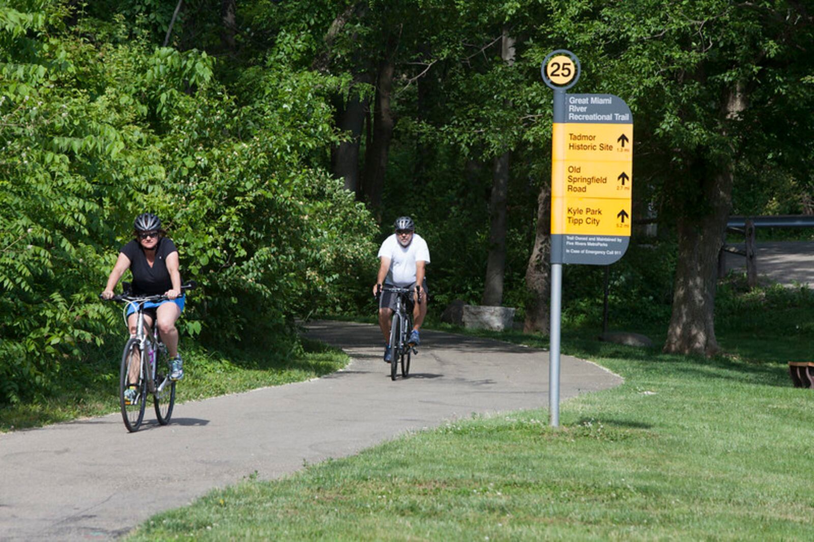 With the nation's largest paved trail network, there are plenty of opportunities to take to the trails - Contributed Five Rivers MetroParks