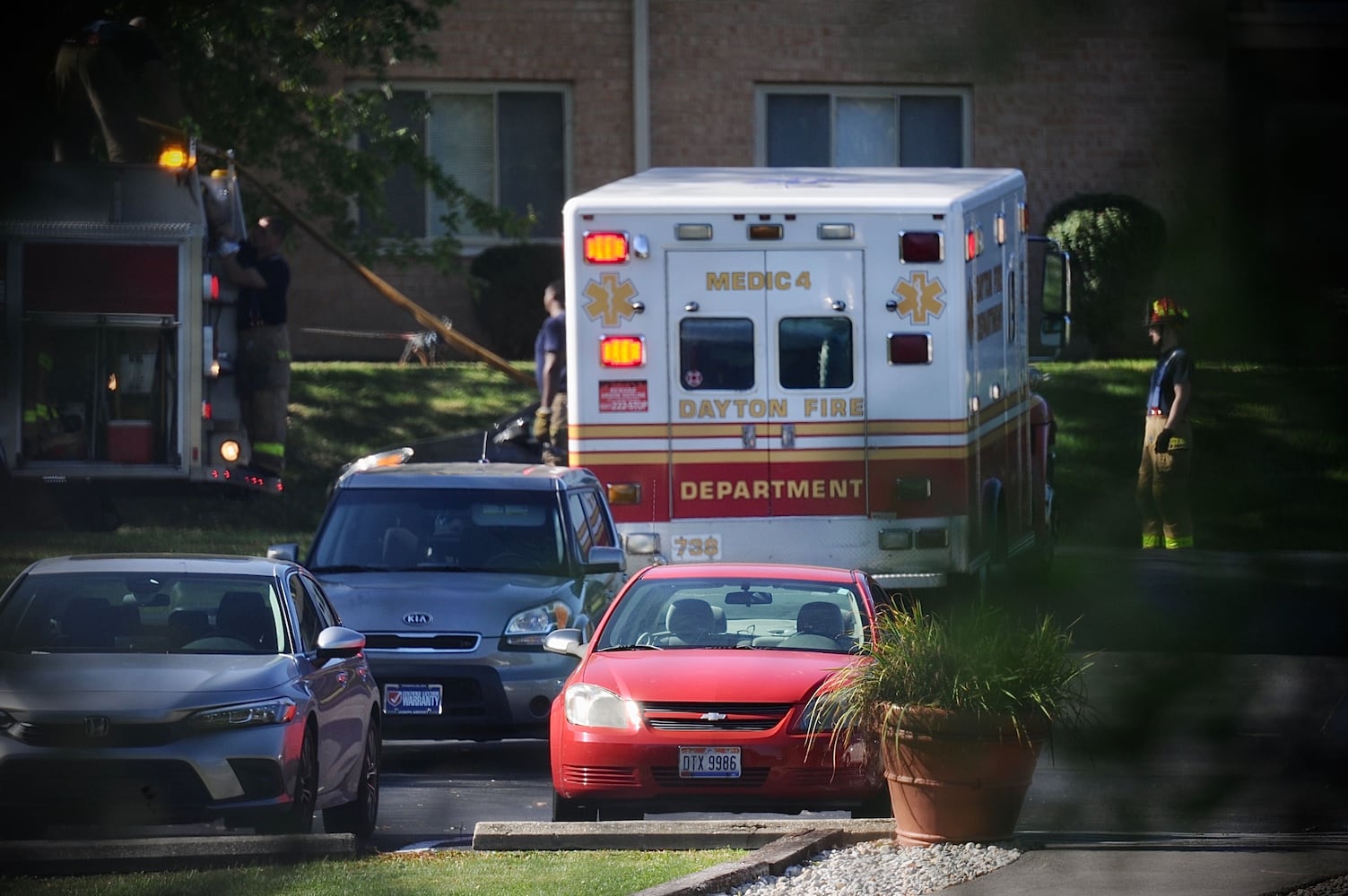 PHOTOS: Fire at Woodman Park Apartments