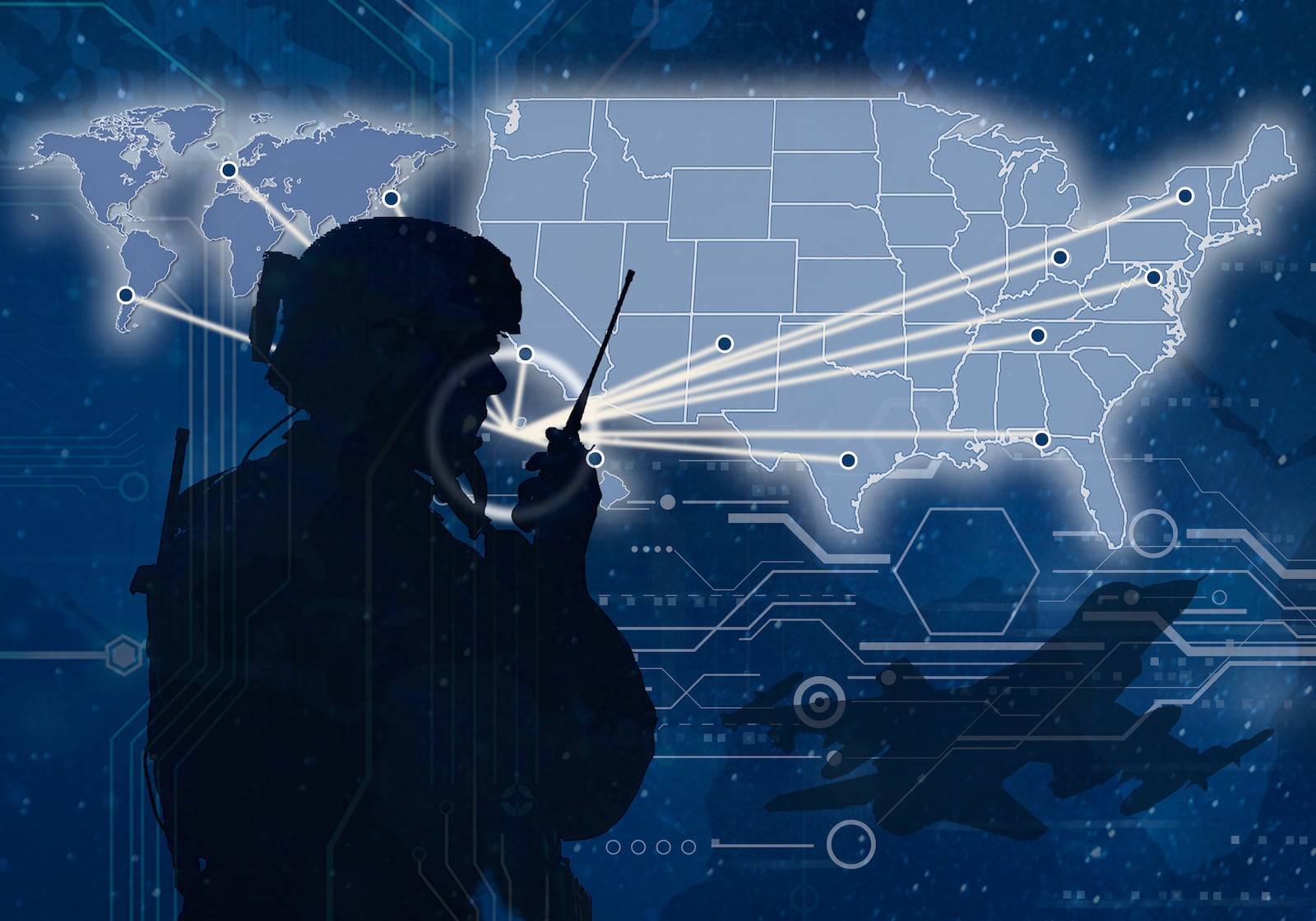 Digital transformation leverages information technology and data to drive more efficient collaboration and weapons-system development to bring capabilities to the warfighter faster and smarter. The Air Force Materiel Command has established an office at Wright-Patterson Air Force Base to manage digital transformation activities across the Air and Space Force enterprise. (U.S. Air Force graphic by Randy Palmer) (U.S. Air Force graphic/Randy Palmer)