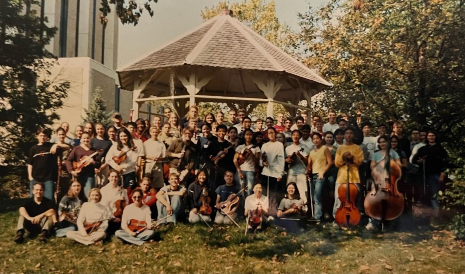 The Dayton Philharmonic Youth Orchestra during the 2000-2001 season, the first season conducted by Patrick Reynolds. CONTRIBUTED