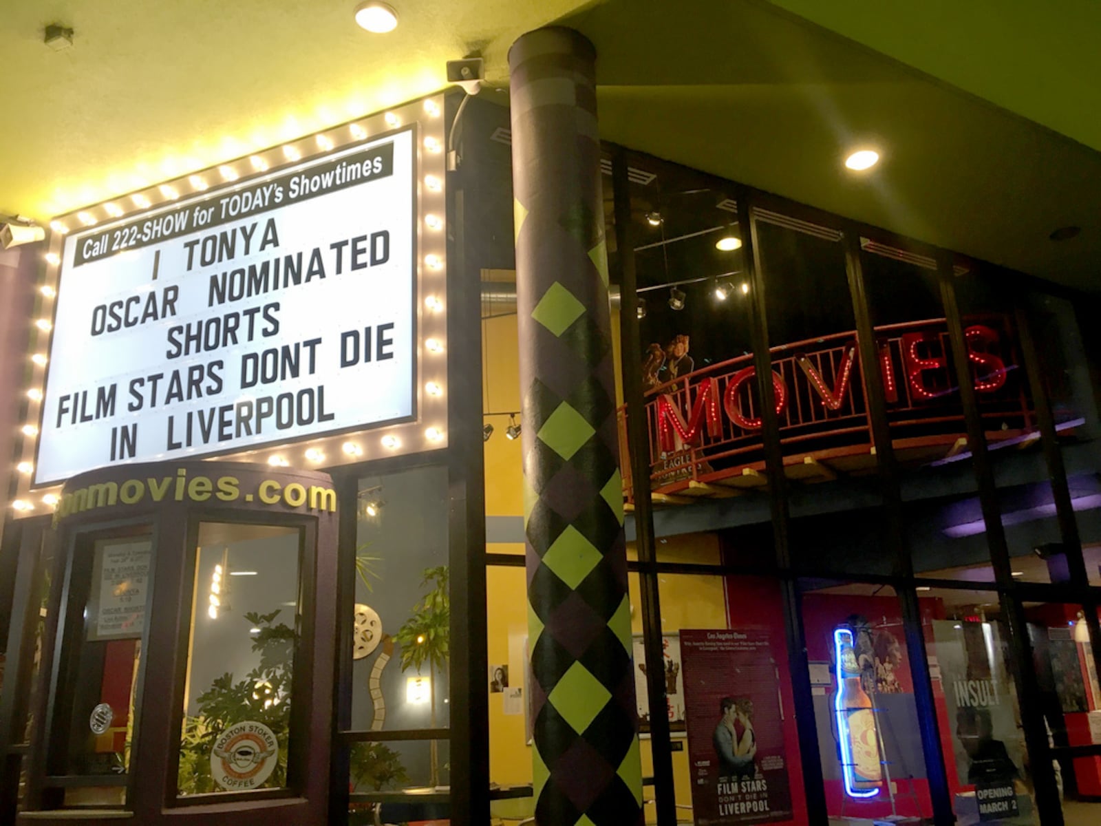 The Neon movie theater in downtown Dayton. 