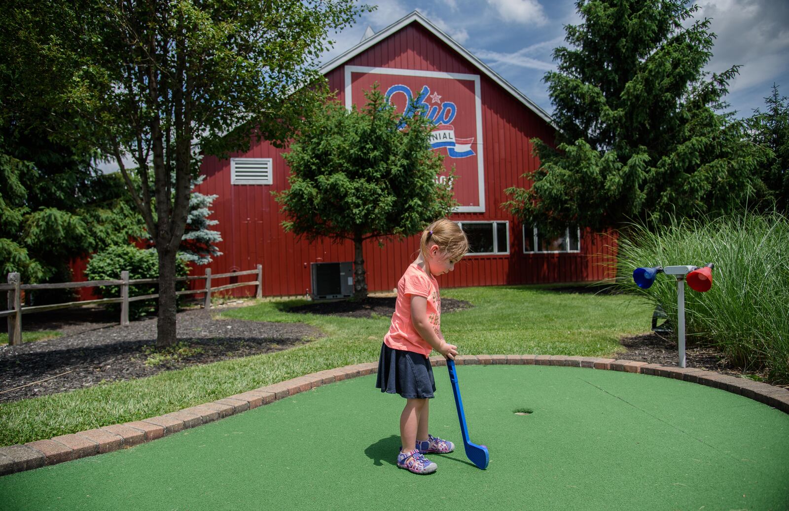 Young’s Jersey Dairy hosts an annual celebration each Memorial Day. Guests spent the days enjoying ice cream, miniature golf, the driving range, batting cages, slides and carnival rides. PHOTO / TOM GILLIAM PHOTOGRAPHY