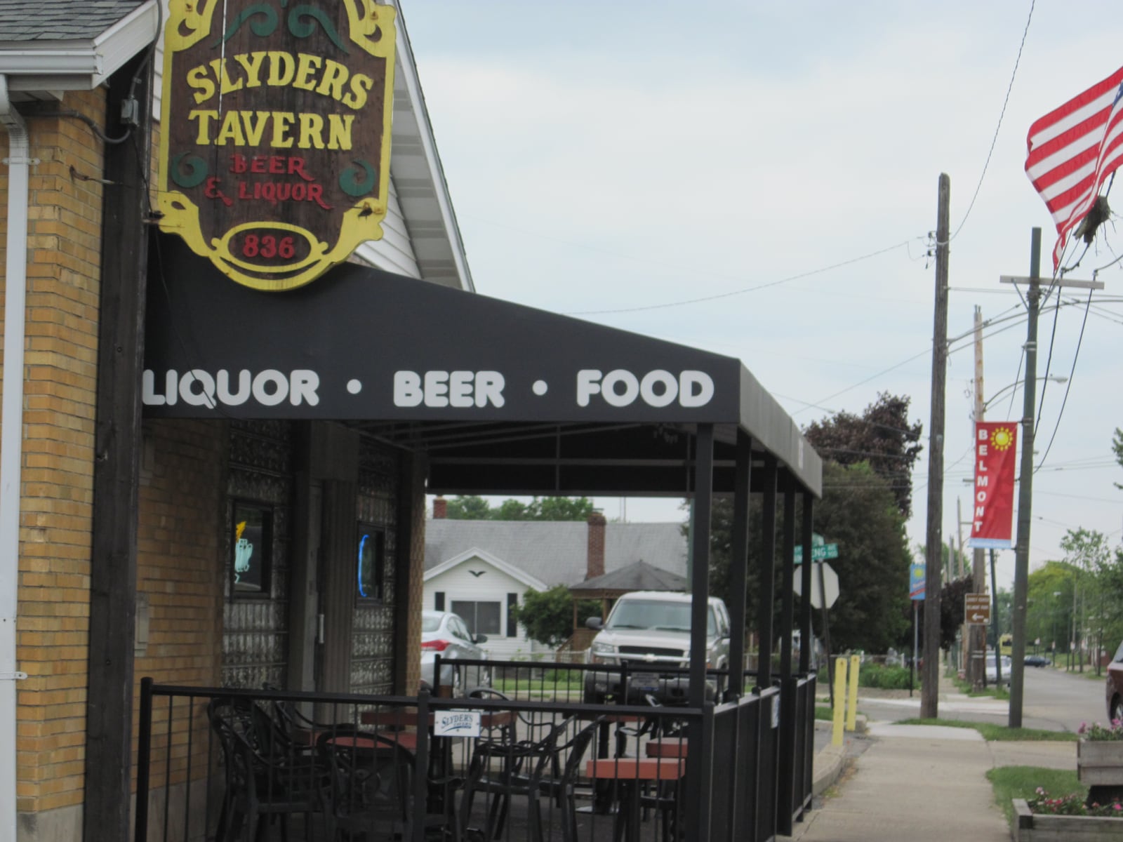 Slyder's Tavern, 836 Watervliet Ave., a Belmont neighrborhood staple for burgers and more. Photo by: Vivienne Machi