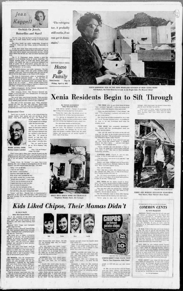 Xenia tornado 1974 DDN pages