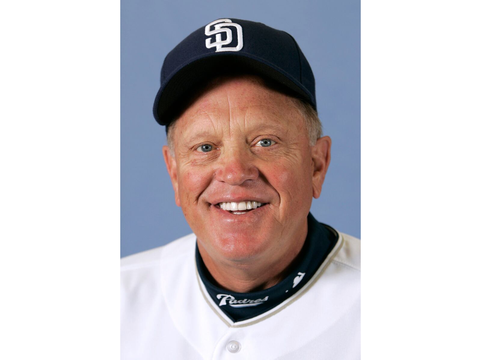 FILE - This 2007 photo shows Merv Rettenmund of the San Diego Padres baseball team, an outfielder whose 13-year major league playing career included World Series titles with the Baltimore Orioles and Cincinnati Reds, who has died the San Diego Padres announced Sunday, Dec. 8, 2024. (AP Photo/Elaine Thompson, File)