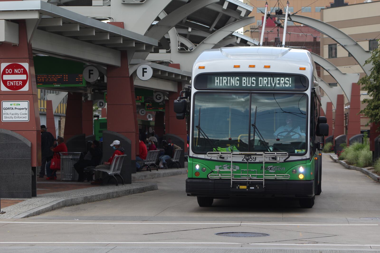 Greater Dayton RTA is hiring bus drivers. Agency officials say they are facing a severe shortage of bus drivers, which has led to route eliminations and other service changes. CORNELIUS FROLIK / STAFF