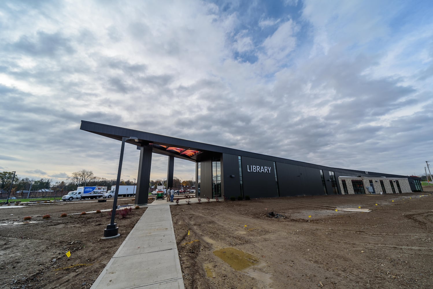 PHOTOS: Construction is nearing completion on the Dayton Metro Library's new West Branch