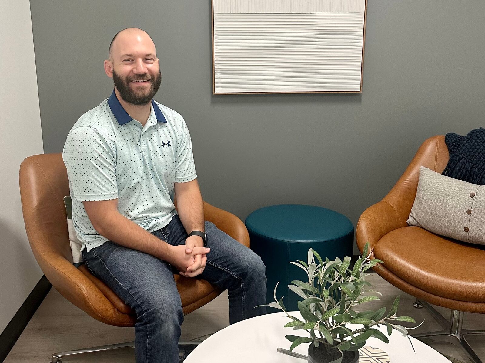 Dylan Gillis, a licensed professional clinical counselor and clinical director at the Center for Personal Wellness at Midmark's Wellness Center. COURTESY OF MIDMARK