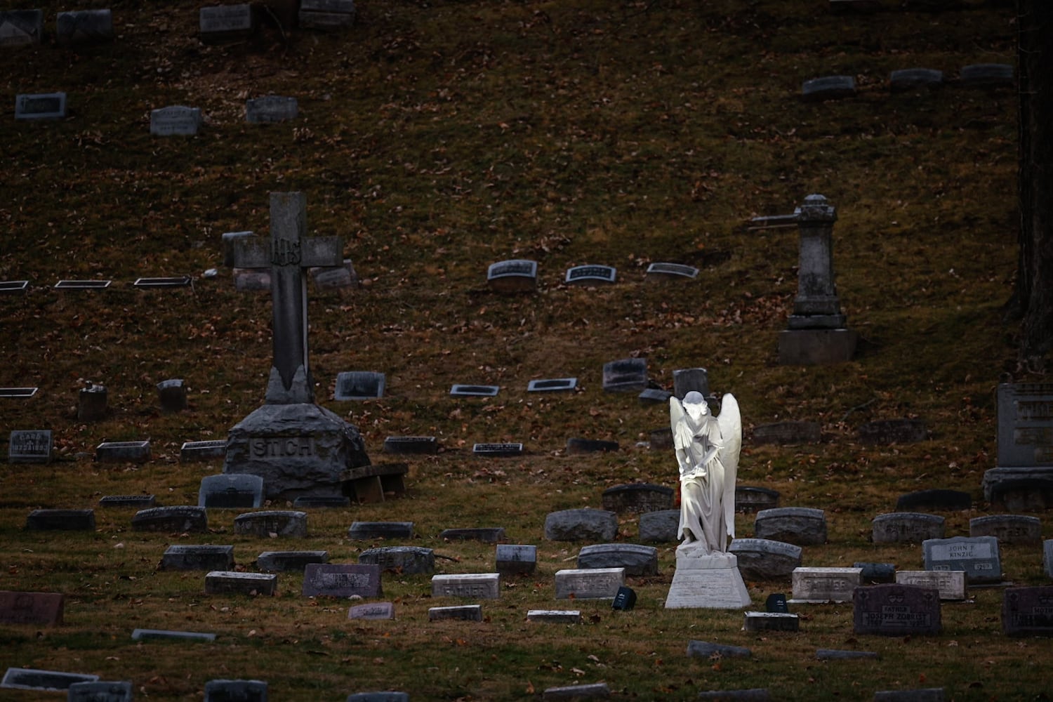 Angel Night at Calvary Cemetery