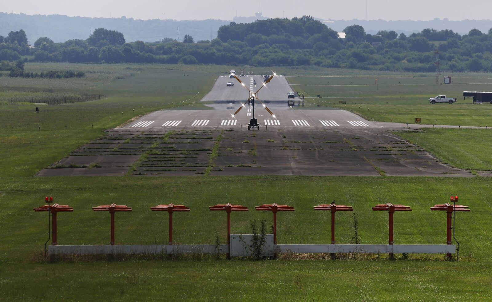 The Butler County Regional Airport runway is almost ready to open back up after over a month of pavung, maintenance and improvements. NICK GRAHAM/STAFF