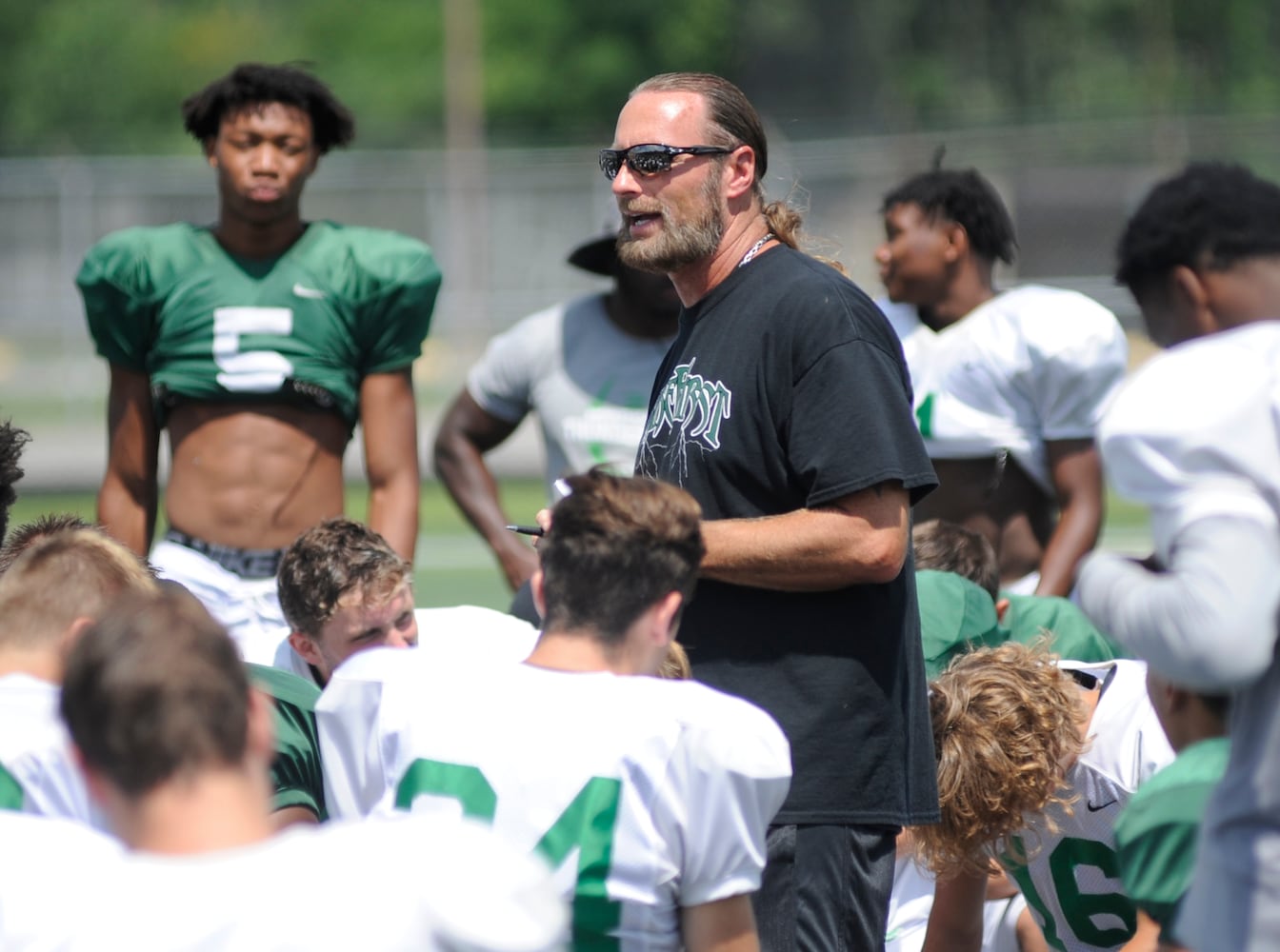 PHOTOS: Northmont Thunderbolts preseason football practice