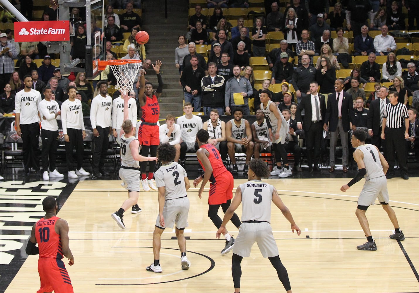 Twenty photos: Dayton Flyers vs. Colorado Buffaloes