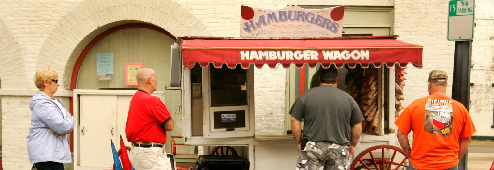 The Hamburger Wagon in downtown Miamisburg has been serving the area for nearly 100 years.  (Staff photo by Jim Witmer)