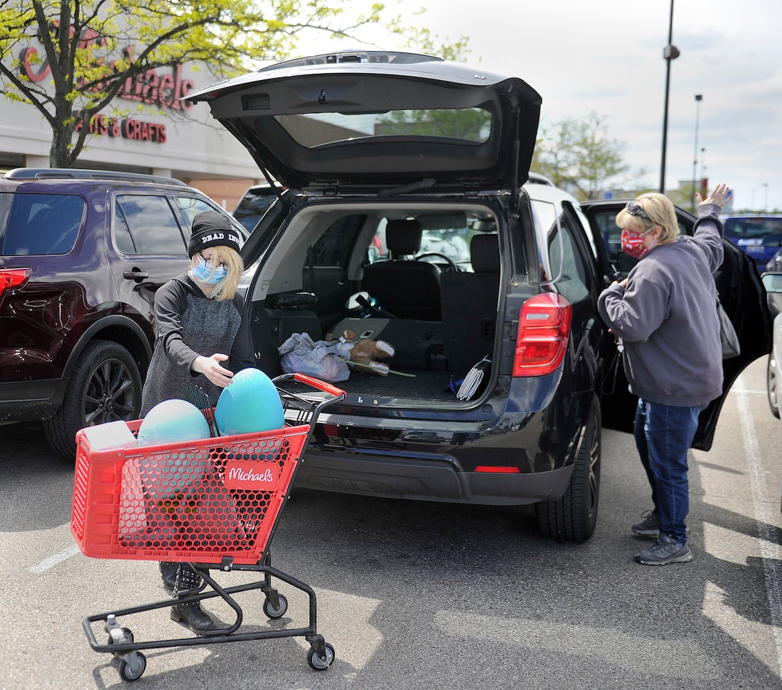 PHOTOS: Here's what it looked like when local malls reopened today