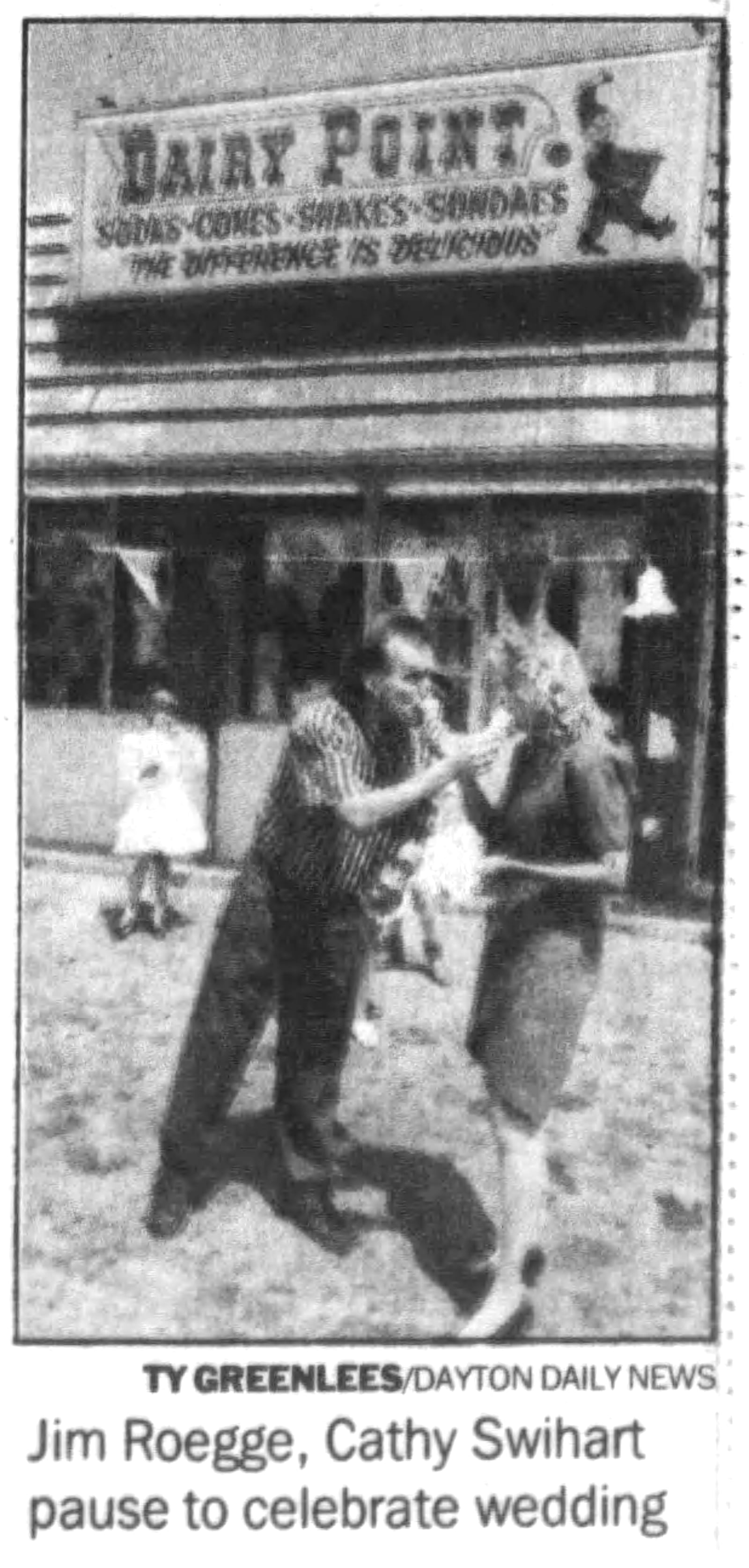 May 17, 1992: Ice cream brings hot romance at Dairy Point ice cream store. DAYTON DAILY NEWS ARCHIVES