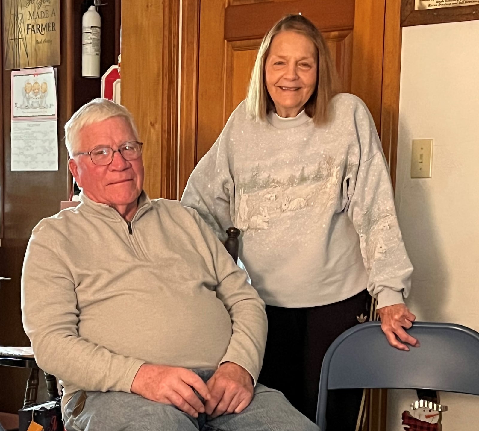 Terry and Diane Warner will be married 60 years next year. Terry retired this year from farming after more than 60 years on his Darke County farm.