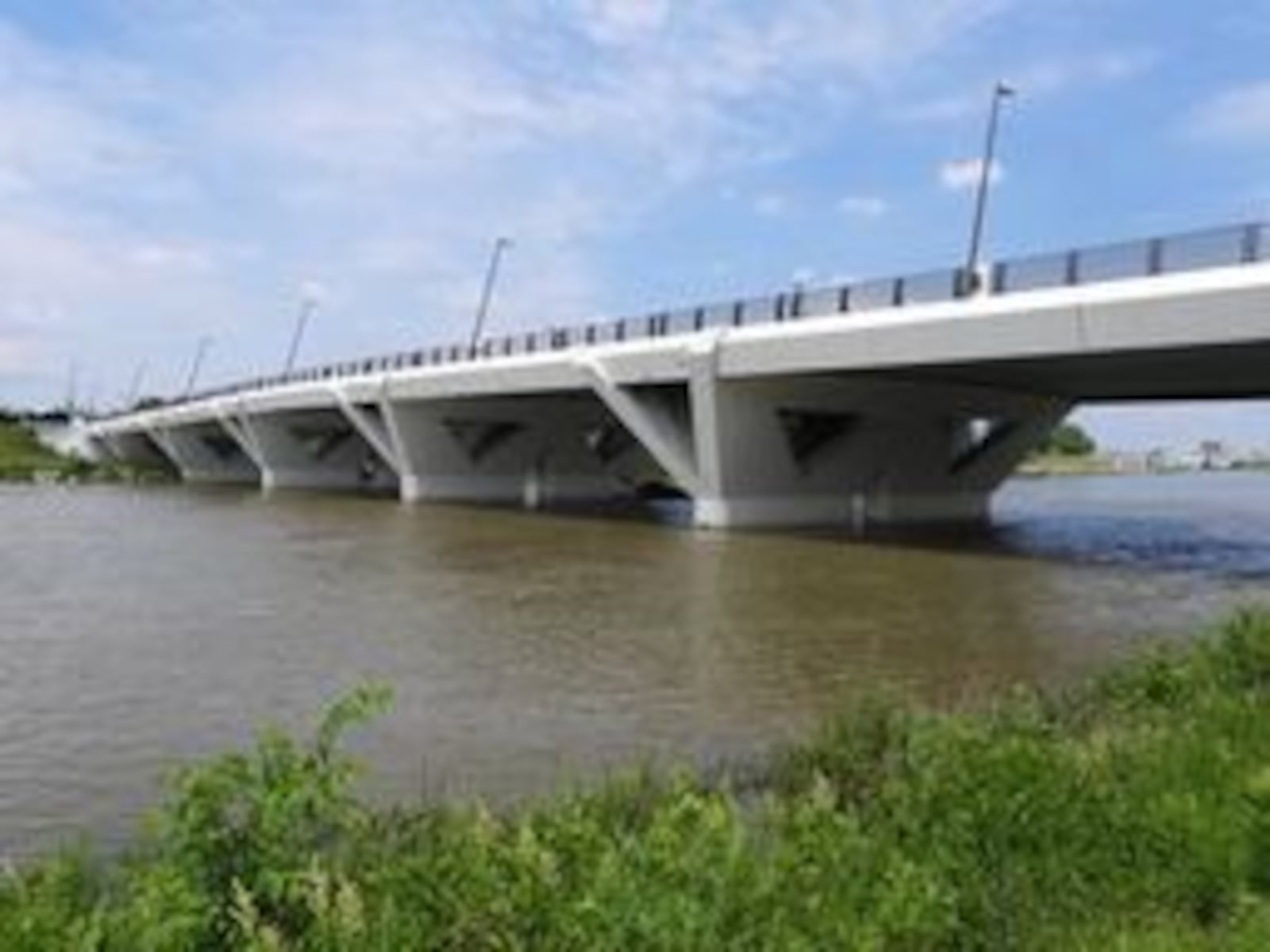 Stewart Street’s bridge design captures dynamic energy from nearby University of Dayton, located nearby. Contributed